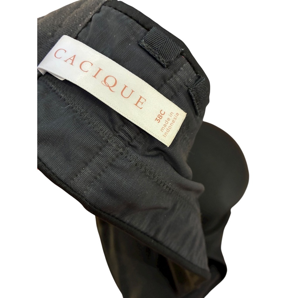 Cacique Black Strapless Push Up Bra Size 38C - Picture 5 of 5
